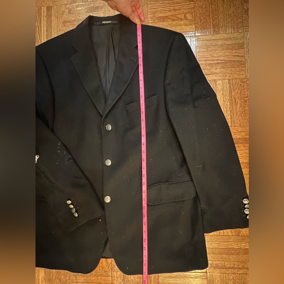 Yves Saint Laurent YSL black wool suit jacket - Picture 4 of 6